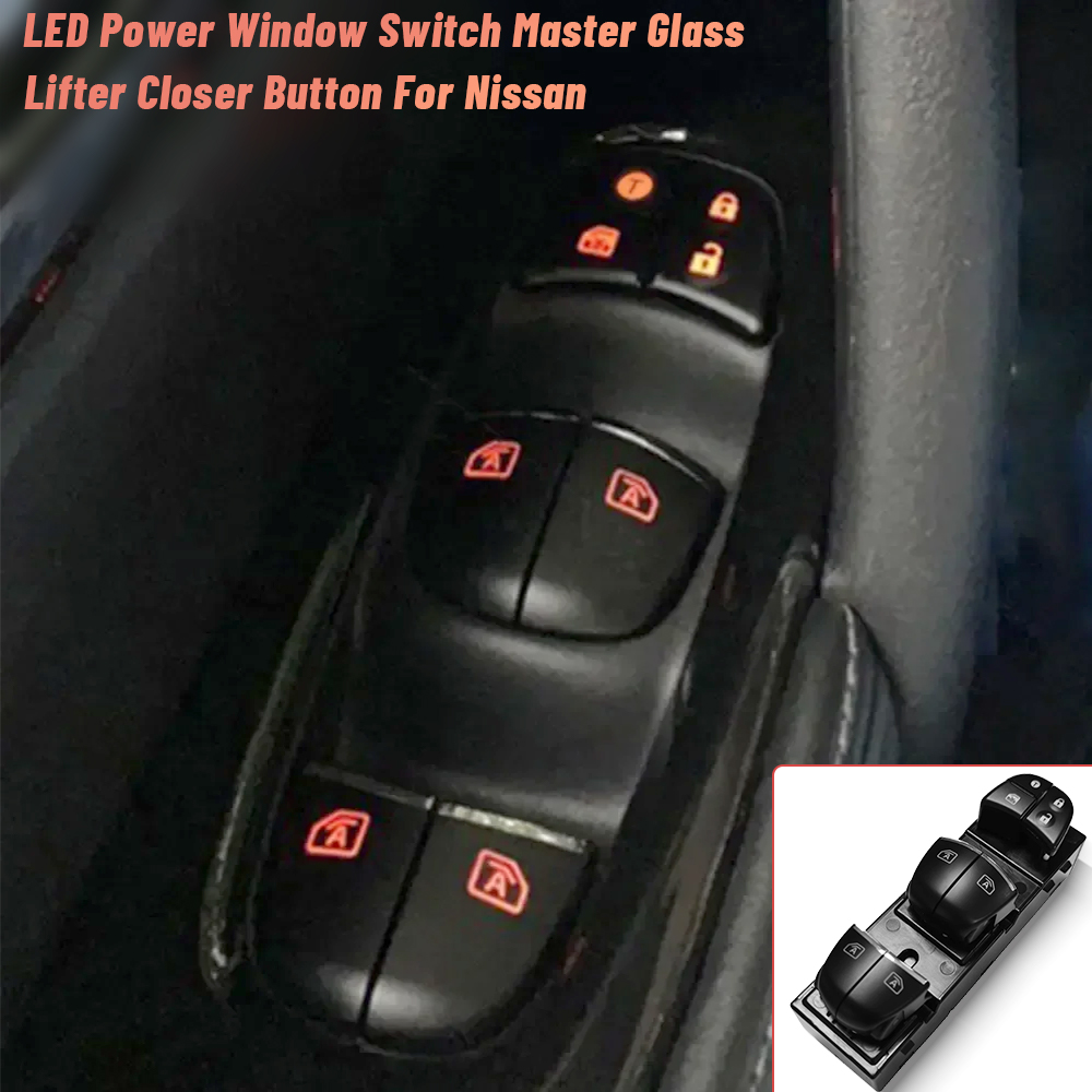 Smart Home Wiser - สวิตช์ควบคุมกระจกหน้าต่างรถยนต์ ตัวยกกระจก ตัวปิดกระจก สำหรับ Nissan Qashqai