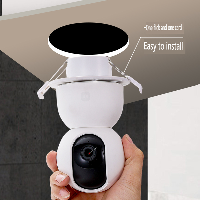 Eufy Camera E220 - เหมาะสําหรับ Xiaomi เจาะครึ่งวงกลมมินิกล้อง Hole FILLER Downlight