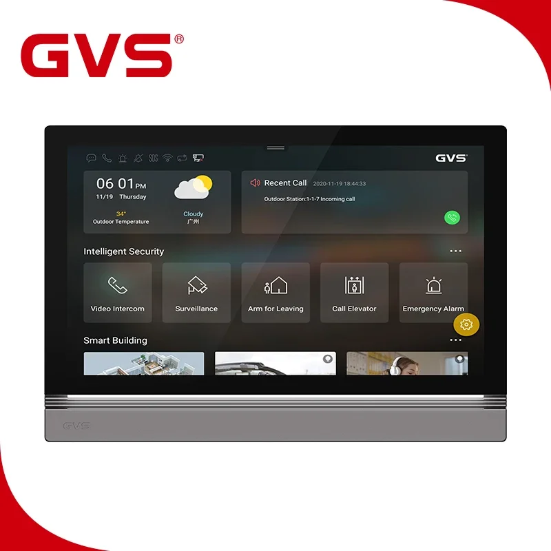 Smart Home Video - แผงควบคุม KNX แบบสัมผัสใหม่ รองรับฟังก์ชันครบถ้วนของระบบบ้านอัจฉริยะ KNX และระบบควบคุมการเข้าออกด้วยวิดีโออินเตอร์คอม