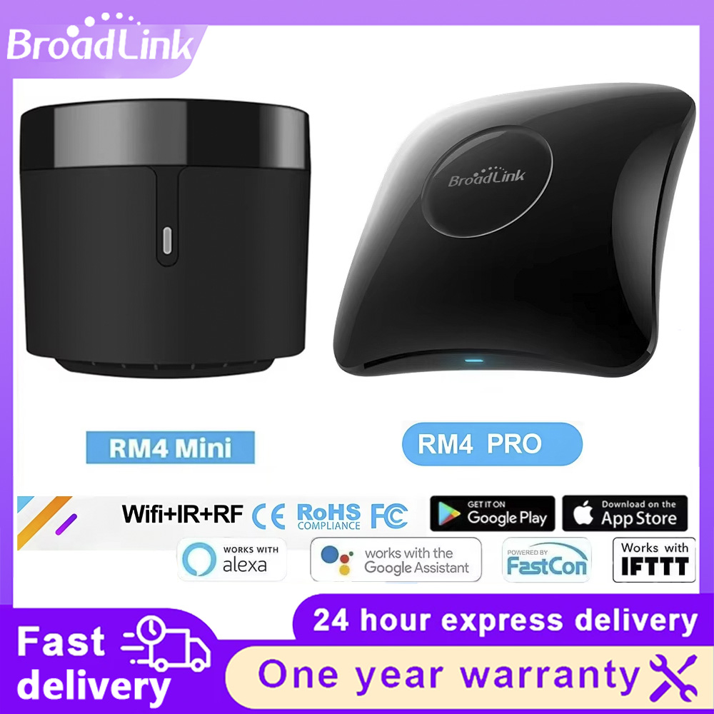 Universal Remote Smart Home - บรอดลิงค์ RM4 โปร RM4+ HTS2 รุ่นรีโมทคอนโทรลอัจฉริยะพร้อมเซ็นเซอร์อุณหภูมิความชื้นไร้สายยูนิเวอร์แซลรีโมทสมาร์ทโฮม