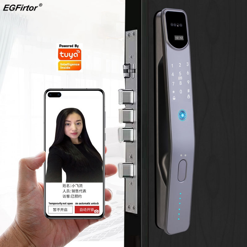 Tuya ล็อคดิจิตอลในบ้านควบคุมรี - Smart Home Door Lock บทวิจารณ์และราคา