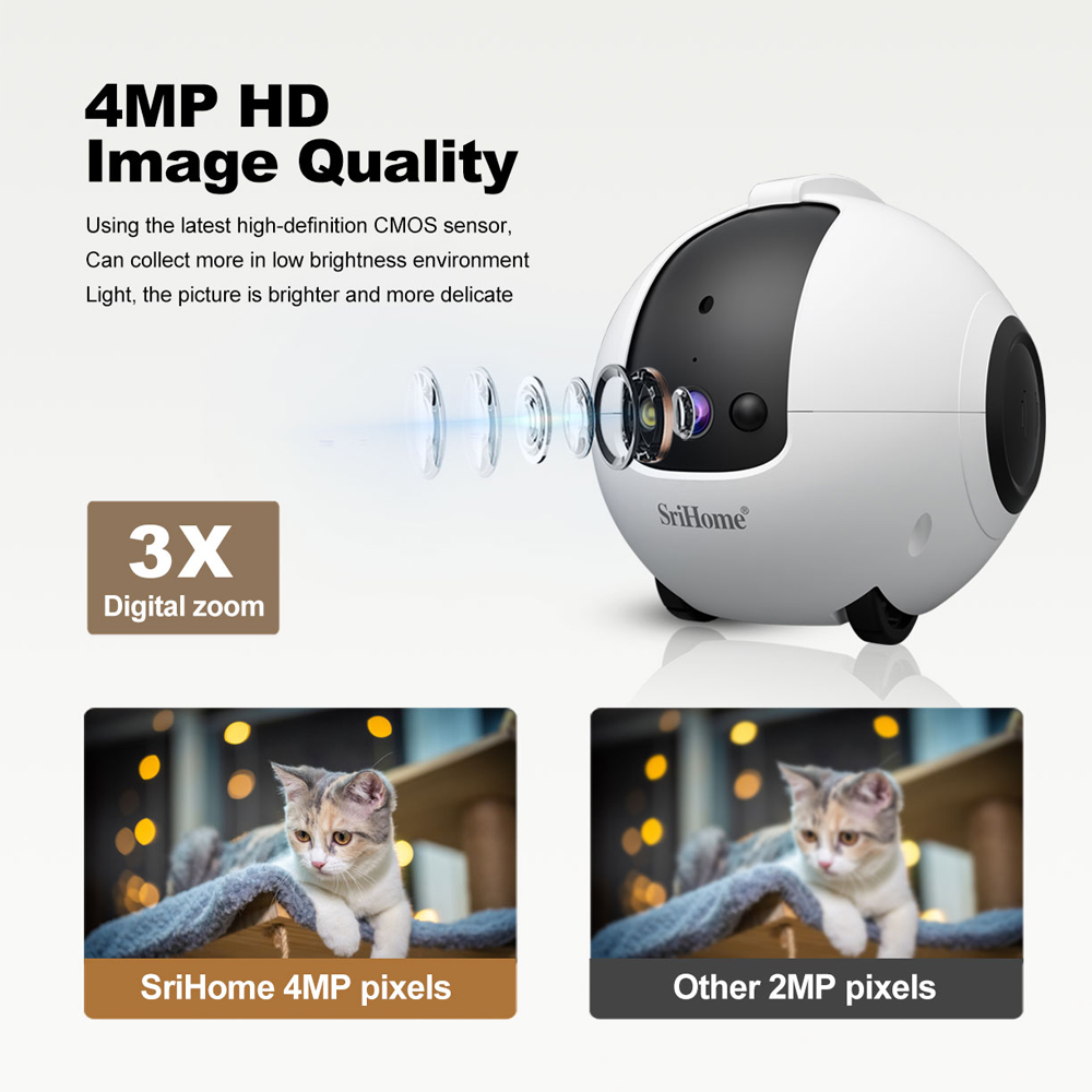กล้องวงจรปิดอัจฉริยะ Srihome 4 - Smart Home Camera Ezviz บทวิจารณ์และราคา