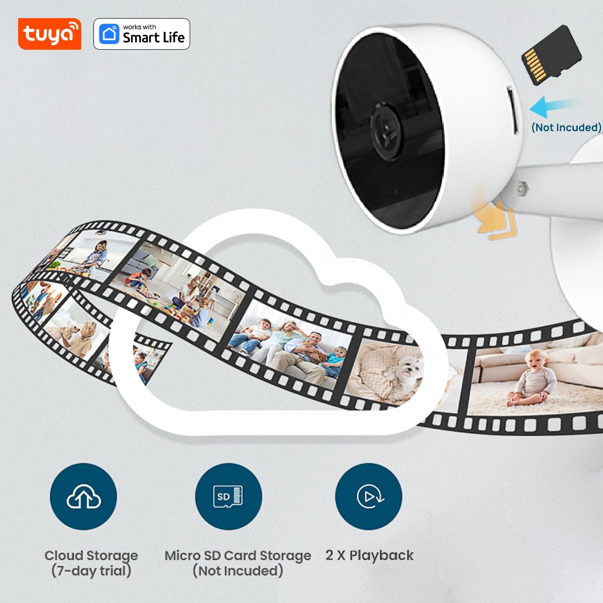 กล้องวงจรปิดอัจฉริยะ Tuya ความ - Smart Home Camera Ezviz บทวิจารณ์และราคา