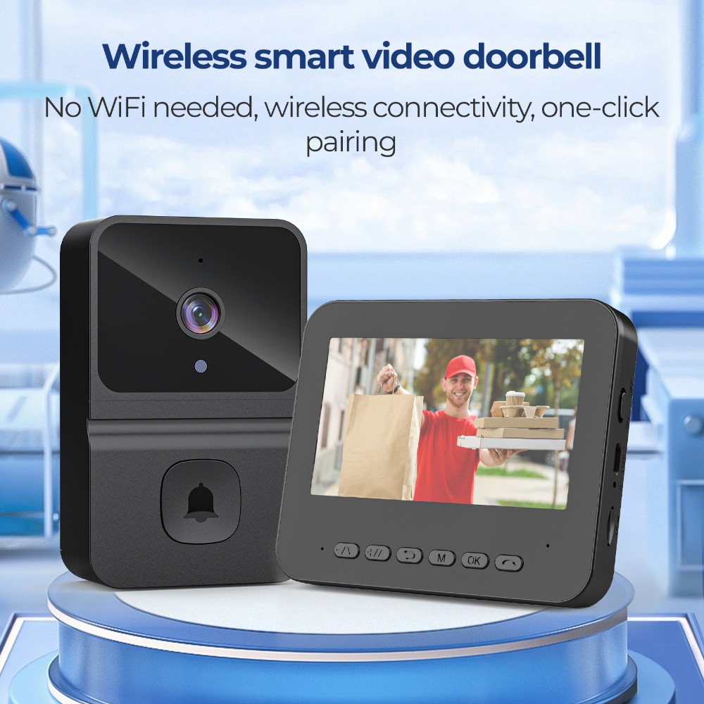 กริ่งประตูวิดีโออัจฉริยะไร้สาย - Smart Home Video บทวิจารณ์และราคา